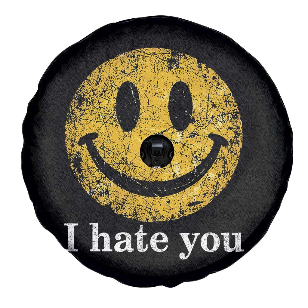 I Hate You Smile Face Meme Spare Tire Cover Funny Sarcastic Joke Meme TS14 Print Your Wear