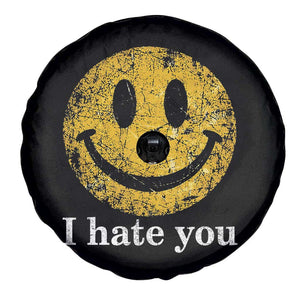 I Hate You Smile Face Meme Spare Tire Cover Funny Sarcastic Joke Meme TS14 Print Your Wear