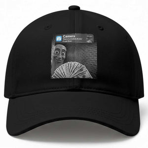 There is Motion at Your Front Door Baseball Cap Tung Tung Tung Sahur Italian Brainrot Meme TS14 Print Your Wear