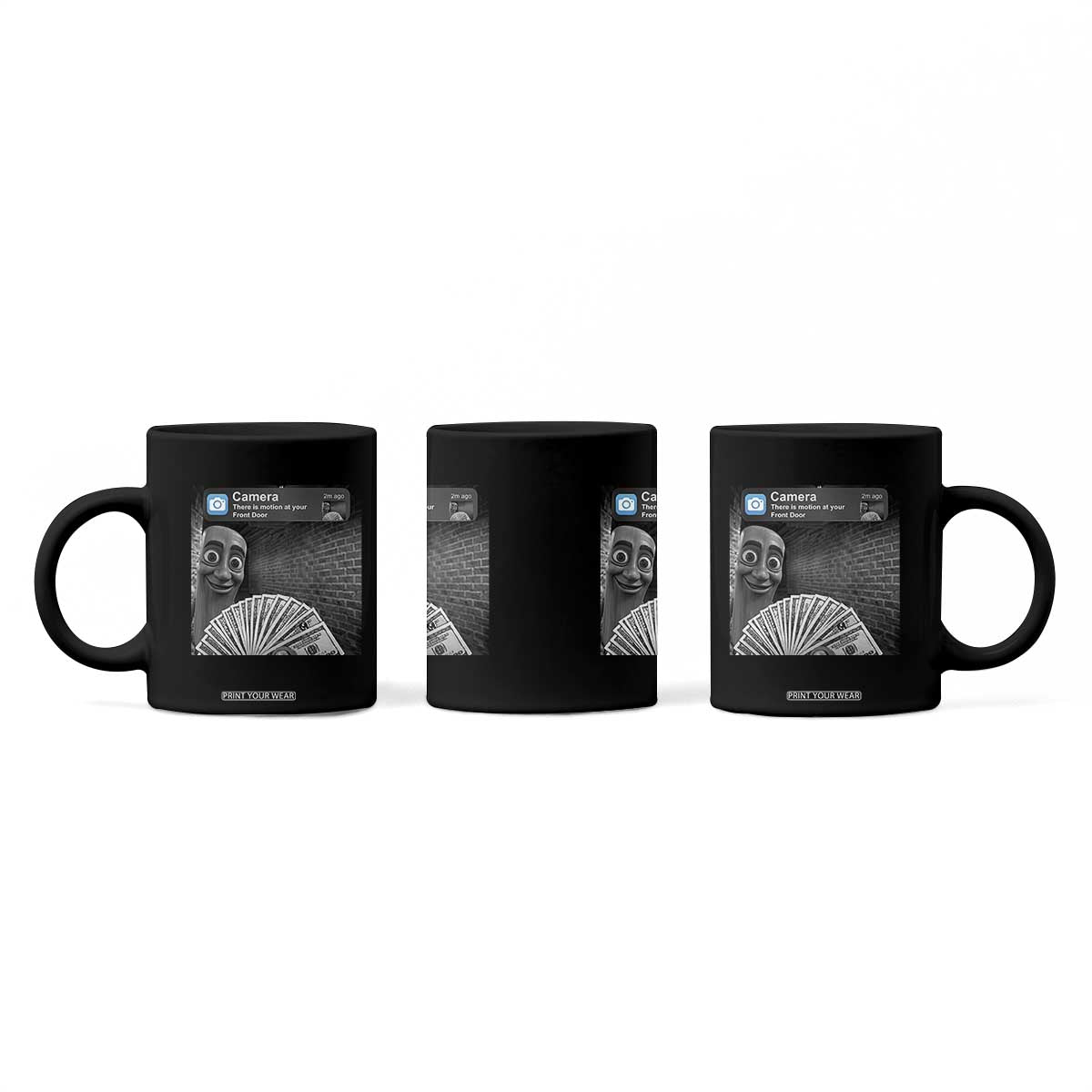 There is Motion at Your Front Door Coffee Mug Tung Tung Tung Sahur Italian Brainrot Meme TS14 Print Your Wear