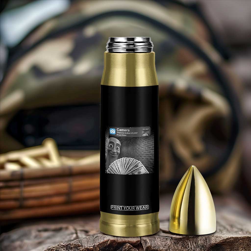 There is Motion at Your Front Door Bullet Tumbler Tung Tung Tung Sahur Italian Brainrot Meme TS14 Print Your Wear