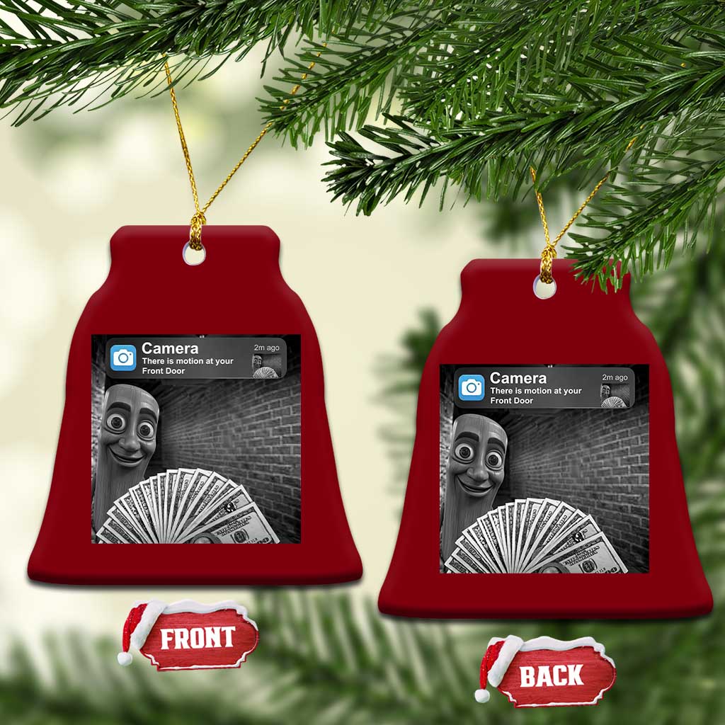 There is Motion at Your Front Door Ceramic Ornament Tung Tung Tung Sahur Italian Brainrot Meme TS14 Print Your Wear
