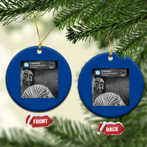 There is Motion at Your Front Door Ceramic Ornament Tung Tung Tung Sahur Italian Brainrot Meme TS14 1pc Blue Print Your Wear