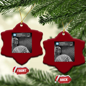 There is Motion at Your Front Door Ceramic Ornament Tung Tung Tung Sahur Italian Brainrot Meme TS14 Print Your Wear