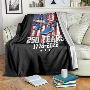 250th America Anniversary Throw Blanket Tralalero Tralala Italian Brainrot 4th of July Meme