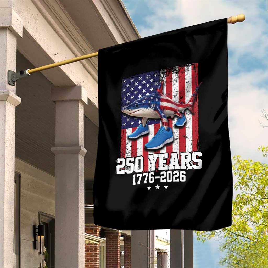 250th America Anniversary Garden Flag Tralalero Tralala Italian Brainrot 4th of July Meme