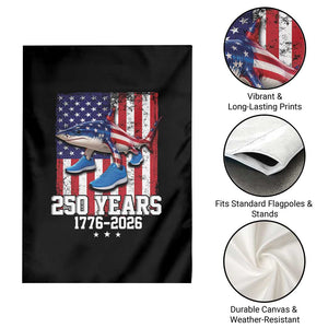 250th America Anniversary Garden Flag Tralalero Tralala Italian Brainrot 4th of July Meme