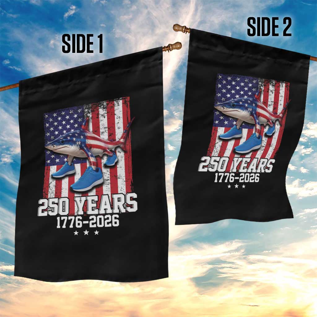 250th America Anniversary Garden Flag Tralalero Tralala Italian Brainrot 4th of July Meme