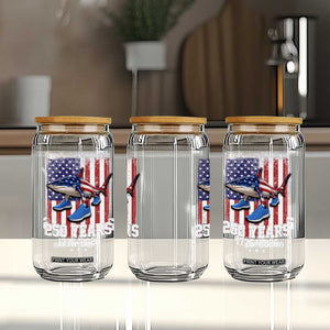 250th America Anniversary Glass Can Tralalero Tralala Italian Brainrot 4th of July Meme