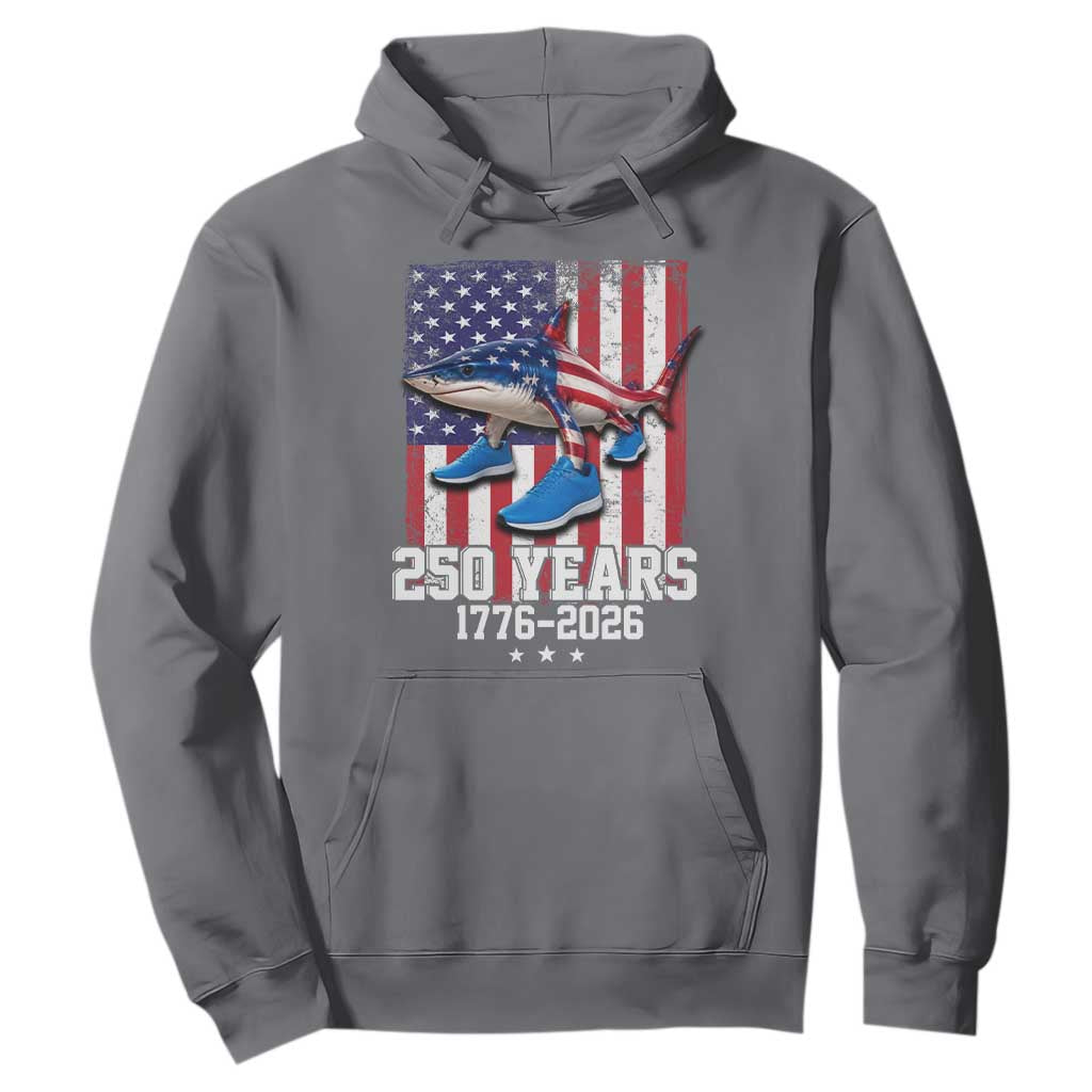250th America Anniversary Hoodie Tralalero Tralala Italian Brainrot 4th of July Meme