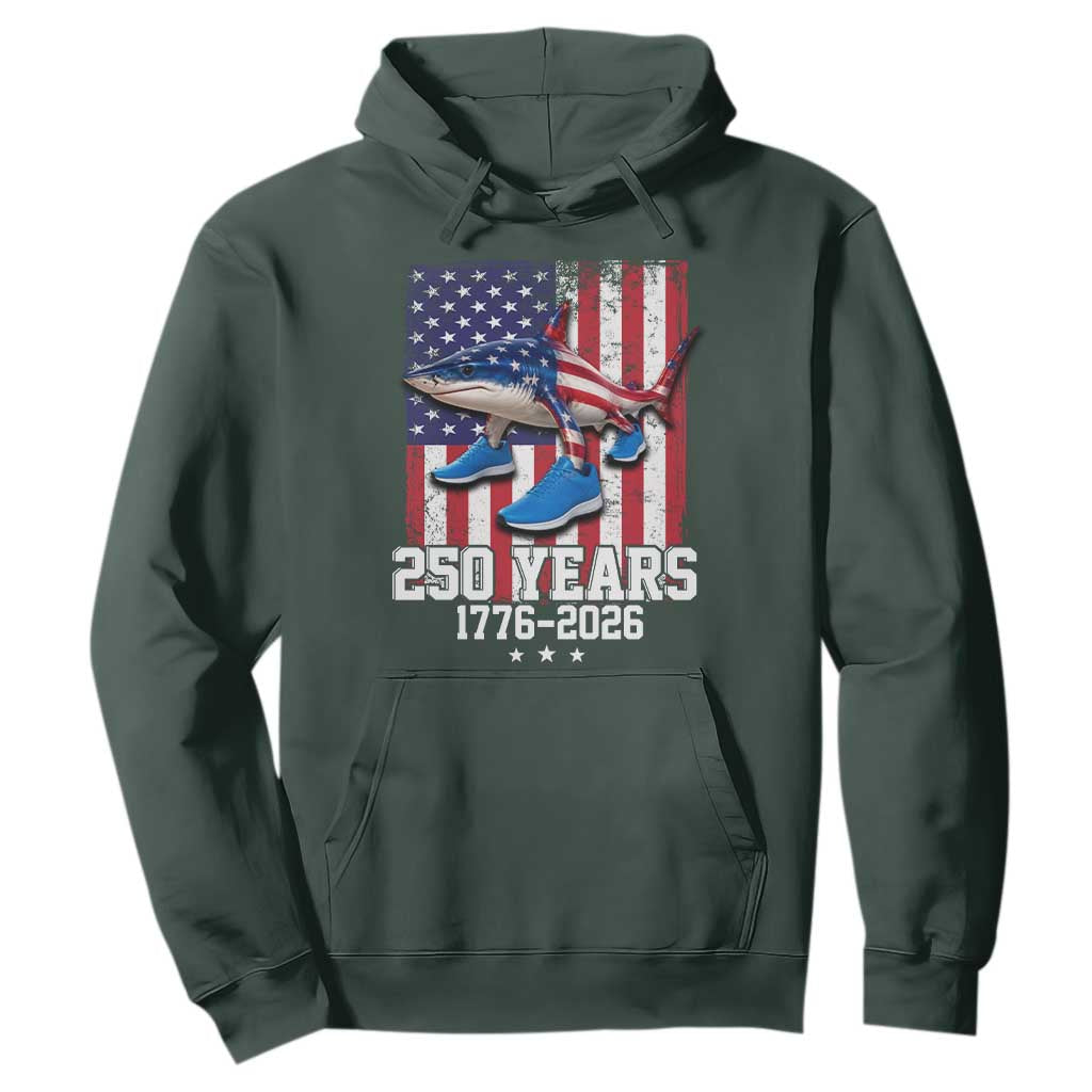 250th America Anniversary Hoodie Tralalero Tralala Italian Brainrot 4th of July Meme
