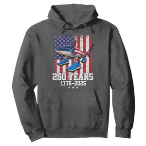 250th America Anniversary Hoodie Tralalero Tralala Italian Brainrot 4th of July Meme