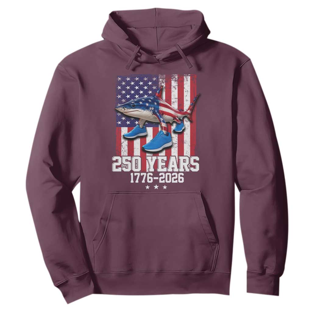 250th America Anniversary Hoodie Tralalero Tralala Italian Brainrot 4th of July Meme