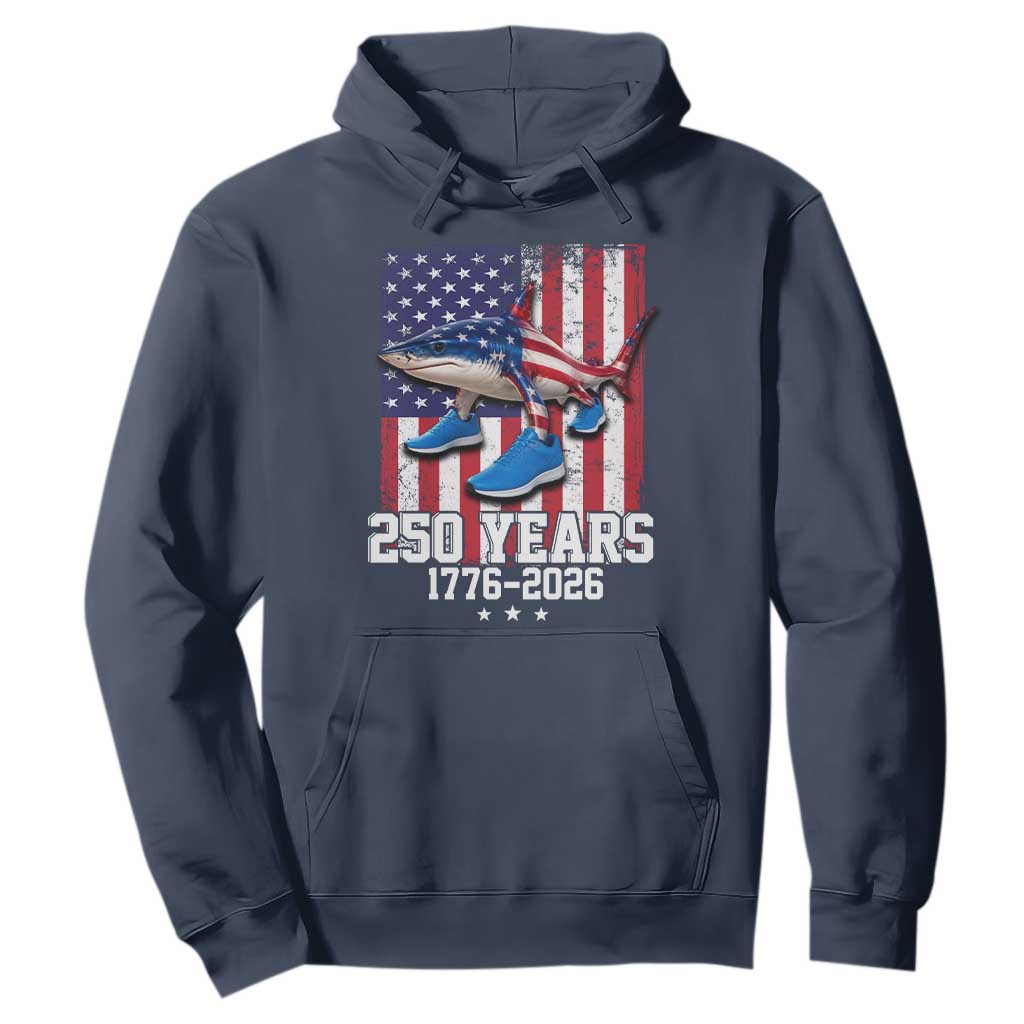 250th America Anniversary Hoodie Tralalero Tralala Italian Brainrot 4th of July Meme