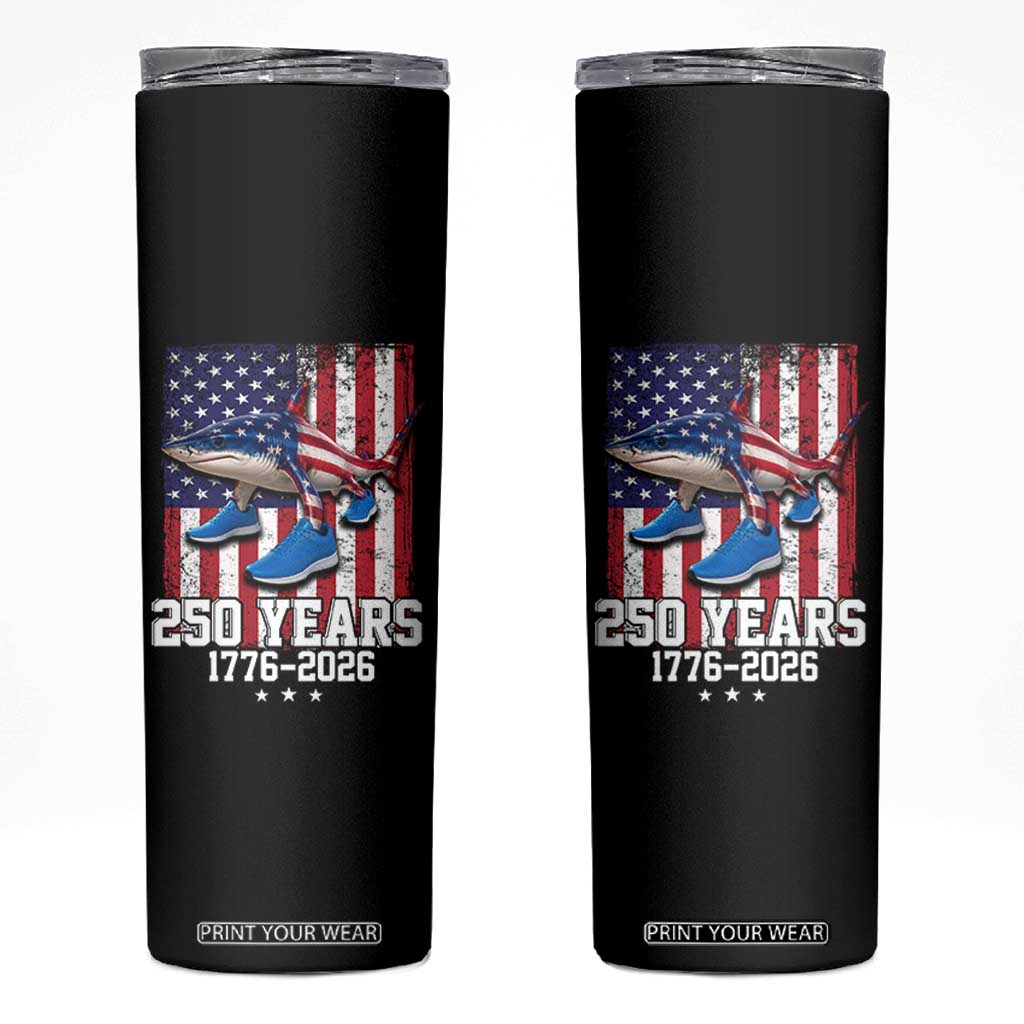 250th America Anniversary Skinny Tumbler Tralalero Tralala Italian Brainrot 4th of July Meme