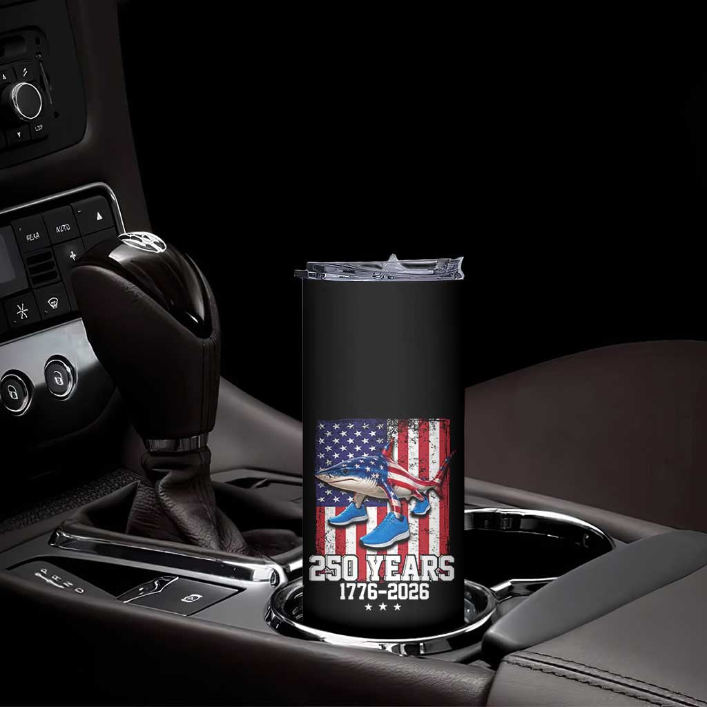 250th America Anniversary Skinny Tumbler Tralalero Tralala Italian Brainrot 4th of July Meme