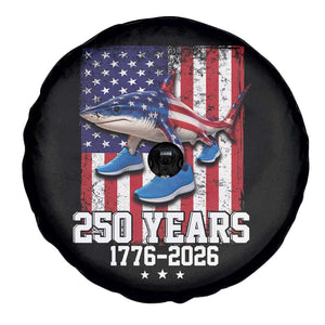 250th America Anniversary Spare Tire Cover Tralalero Tralala Italian Brainrot 4th of July Meme