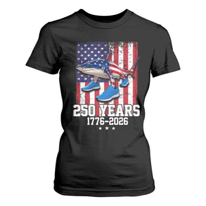 250th America Anniversary T Shirt For Women Tralalero Tralala Italian Brainrot 4th of July Meme