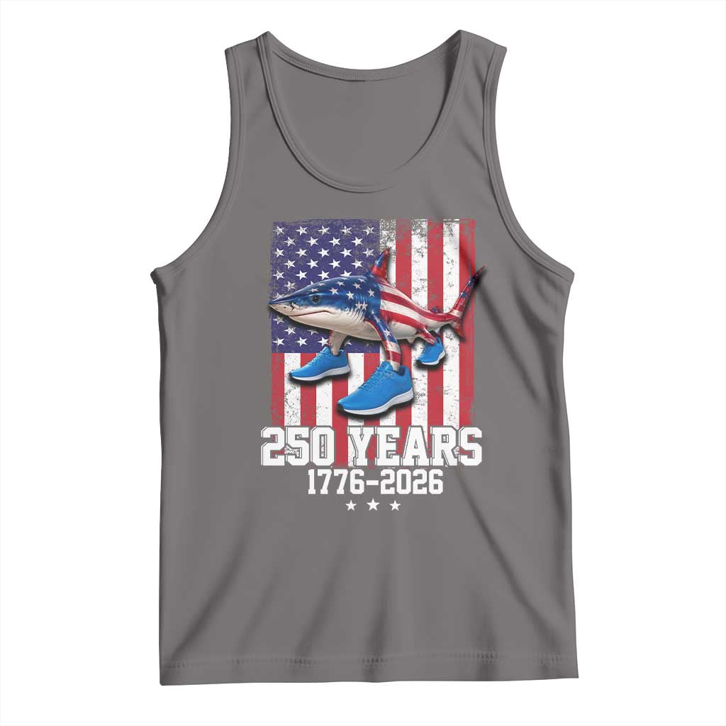 250th America Anniversary Tank Top Tralalero Tralala Italian Brainrot 4th of July Meme