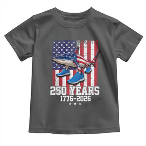 250th America Anniversary Toddler T Shirt Tralalero Tralala Italian Brainrot 4th of July Meme