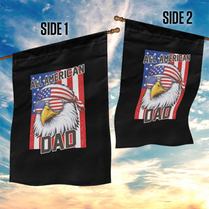 All American Dad 4th of July Garden Flag Daddy Eagle USA TS14 Print Your Wear