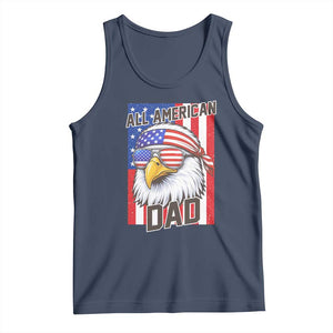All American Dad 4th of July Tank Top Daddy Eagle USA