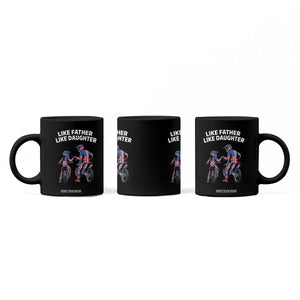 Like Father Daughter Dirt Bike Coffee Mug Cute Matching Motocross Gift Father's Day TS14 Print Your Wear