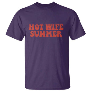 Hot Wife Summer T Shirt Funny Newlywed TS14 Purple Print Your Wear