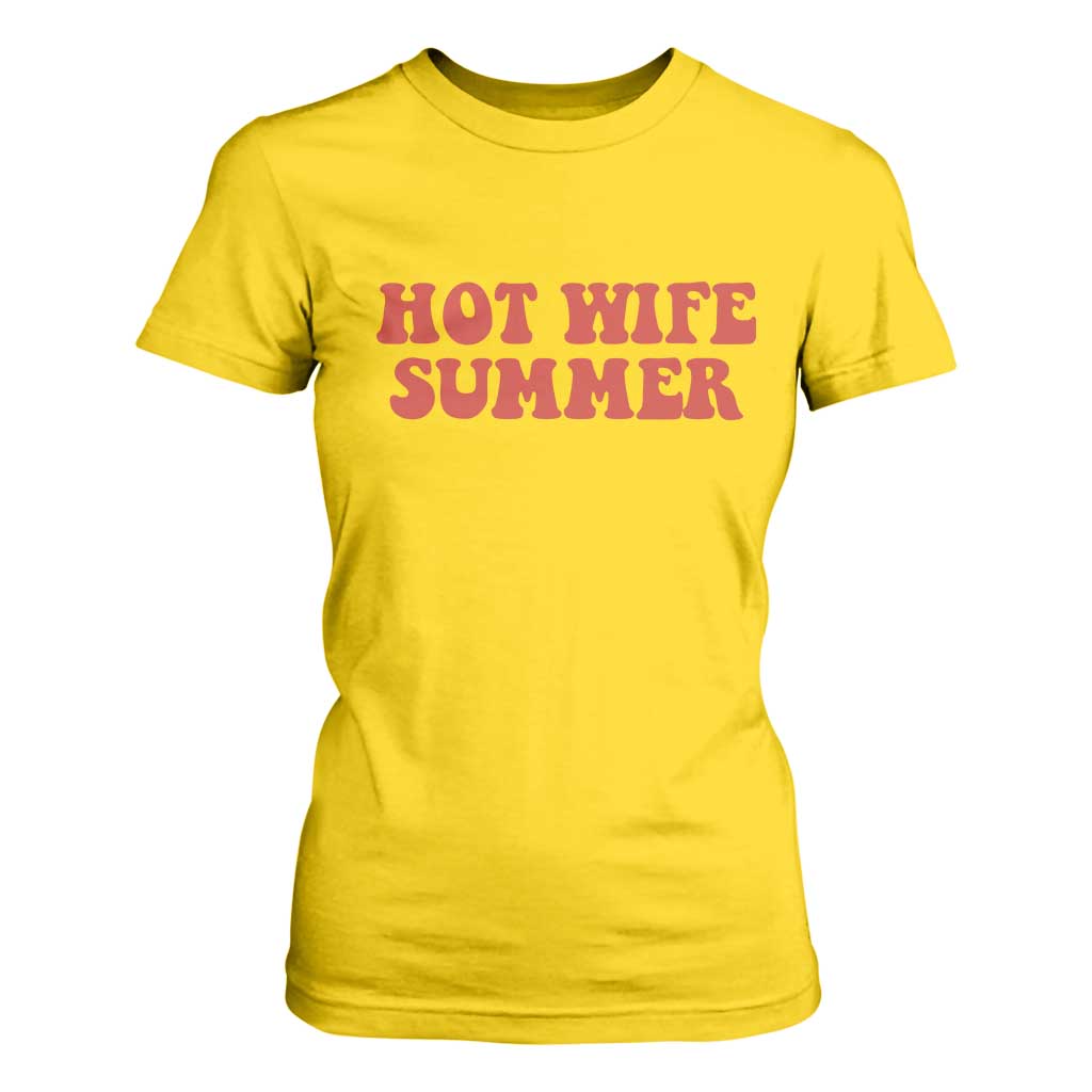 Hot Wife Summer T Shirt For Women Funny Newlywed TS14 Daisy Print Your Wear