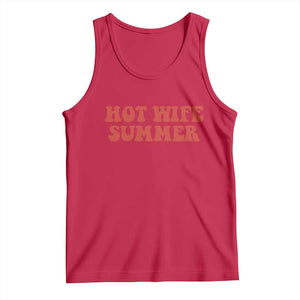 Hot Wife Summer Tank Top Funny Newlywed TS14 Red Print Your Wear