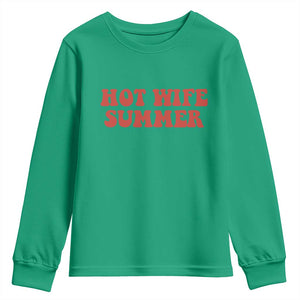 Hot Wife Summer Youth Sweatshirt Funny Newlywed TS14 Irish Green Print Your Wear