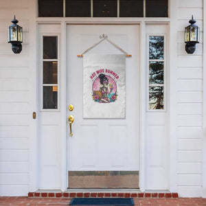 Hot Wife Summer Garden Flag Funny Newlywed Skeleton TS14 Print Your Wear