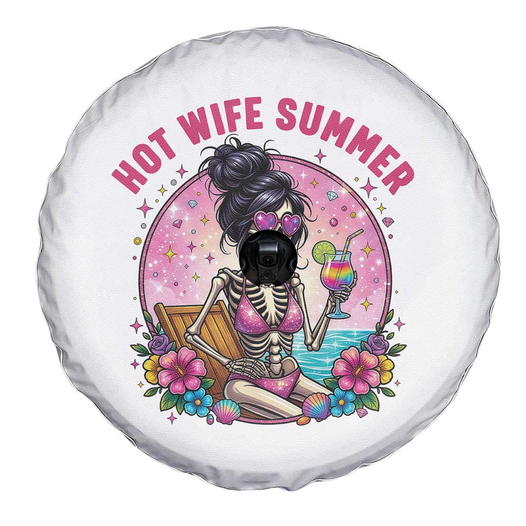 Hot Wife Summer Spare Tire Cover Funny Newlywed Skeleton TS14 Print Your Wear