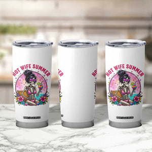 Hot Wife Summer Tumbler Cup Funny Newlywed Skeleton TS14 Print Your Wear