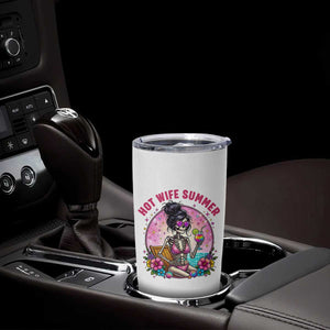 Hot Wife Summer Tumbler Cup Funny Newlywed Skeleton TS14 Print Your Wear