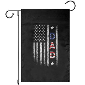 USA Patriotic Dad Garden Flag Father's Day American Flag 4th of July TS14 Black Print Your Wear