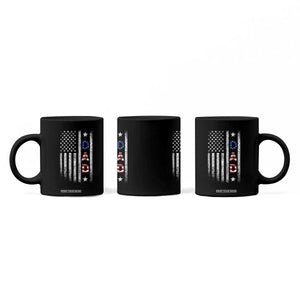 USA Patriotic Dad Coffee Mug Father's Day American Flag 4th of July TS14 Print Your Wear