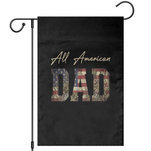 Retro All American Dad Garden Flag 4th of July Father's Day TS14 Black Print Your Wear