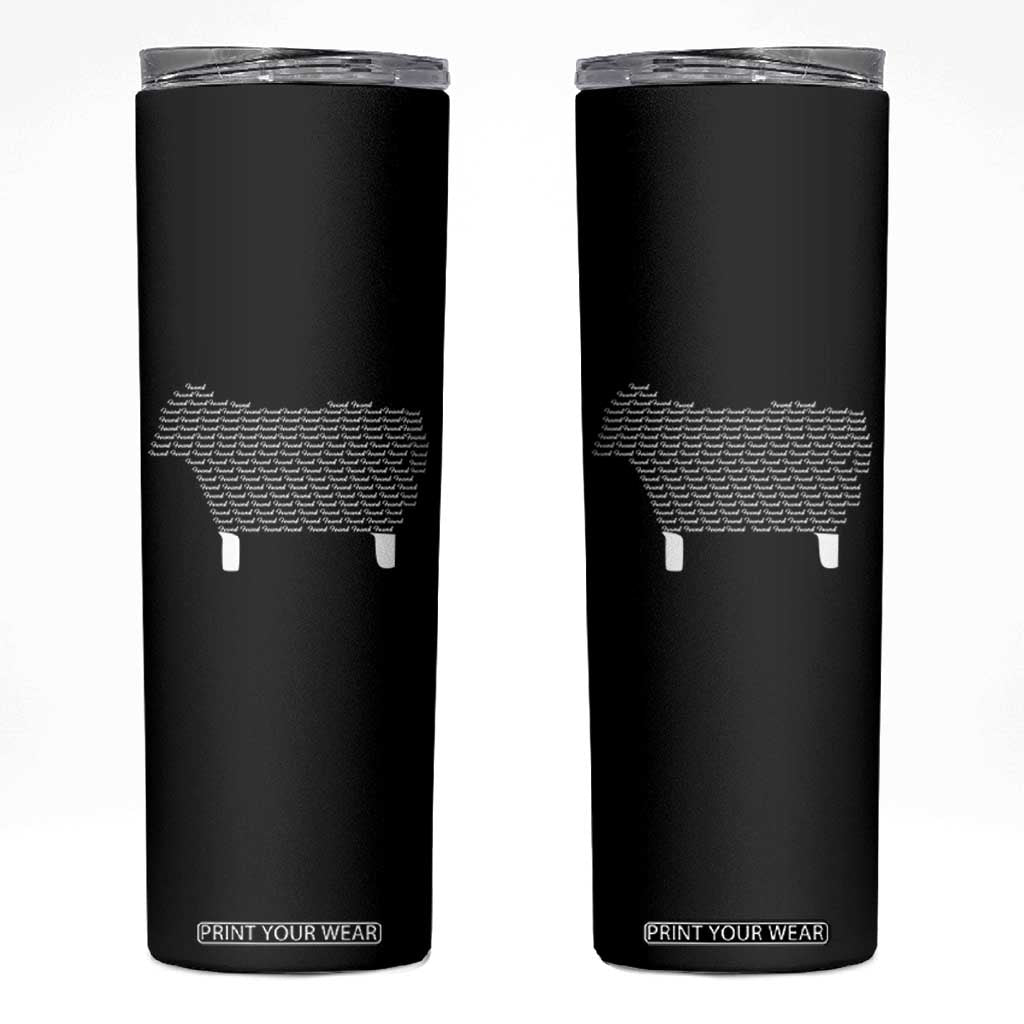 Found Minimalist Sheep Skinny Tumbler Christian Psalm 23 Lamb