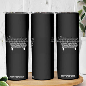 Found Minimalist Sheep Skinny Tumbler Christian Psalm 23 Lamb