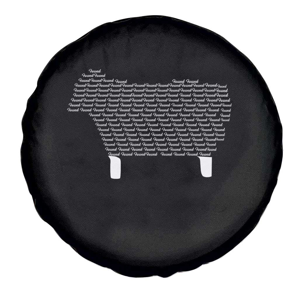 Found Minimalist Sheep Spare Tire Cover Christian Psalm 23 Lamb