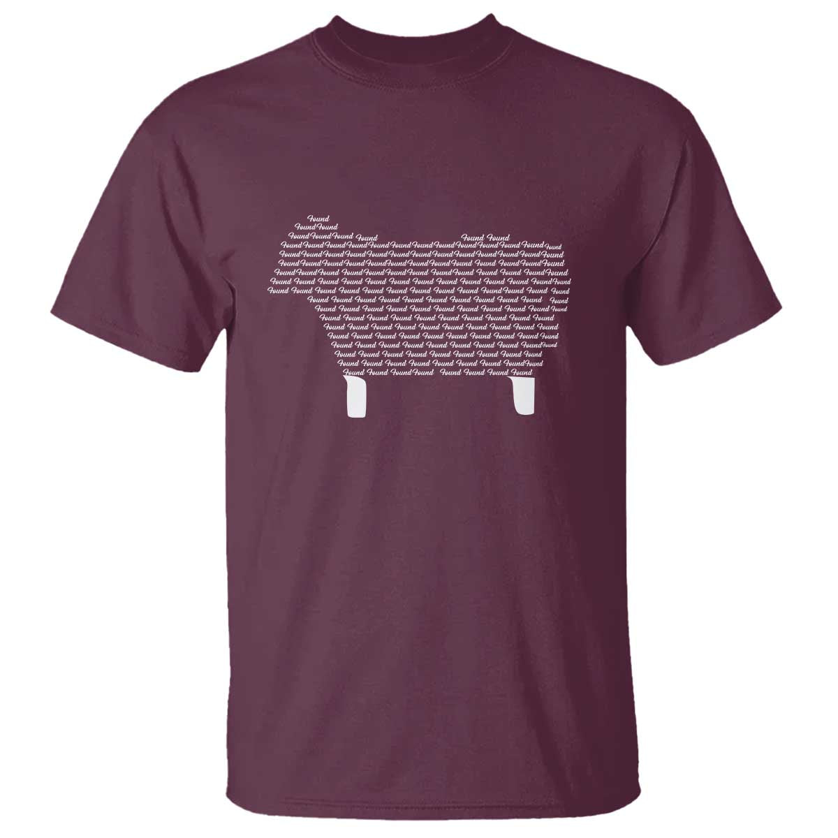 Found Minimalist Sheep T Shirt Christian Psalm 23 Lamb