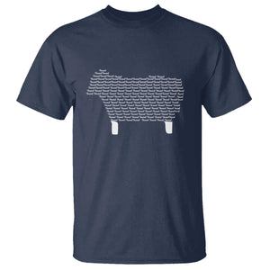 Found Minimalist Sheep T Shirt Christian Psalm 23 Lamb