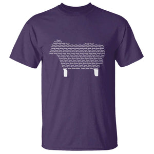 Found Minimalist Sheep T Shirt Christian Psalm 23 Lamb