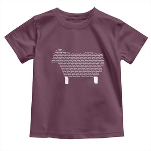 Found Minimalist Sheep Toddler T Shirt Christian Psalm 23 Lamb