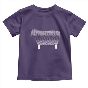 Found Minimalist Sheep Toddler T Shirt Christian Psalm 23 Lamb
