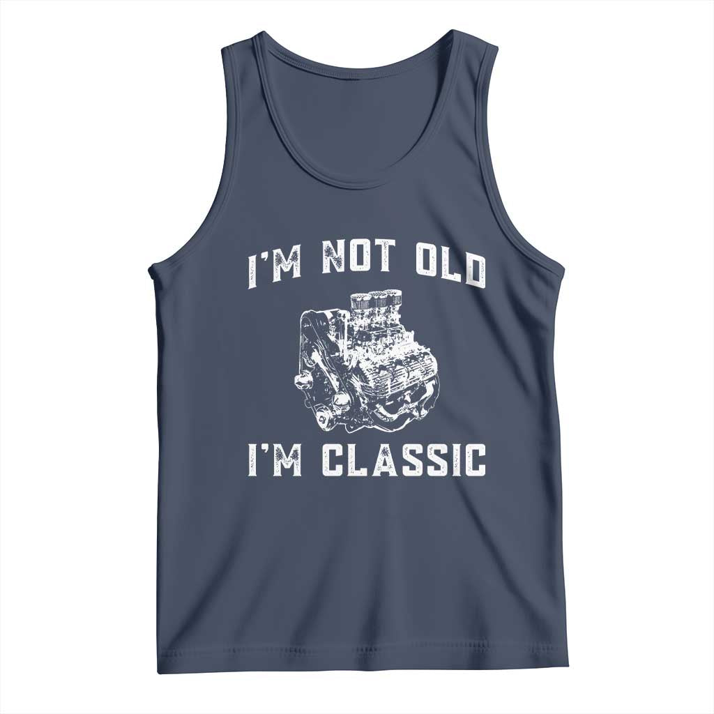 I'm Not Old I'm Classic Tank Top Flathead V8 Engine Silhouette