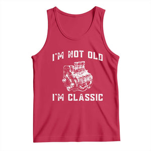 I'm Not Old I'm Classic Tank Top Flathead V8 Engine Silhouette