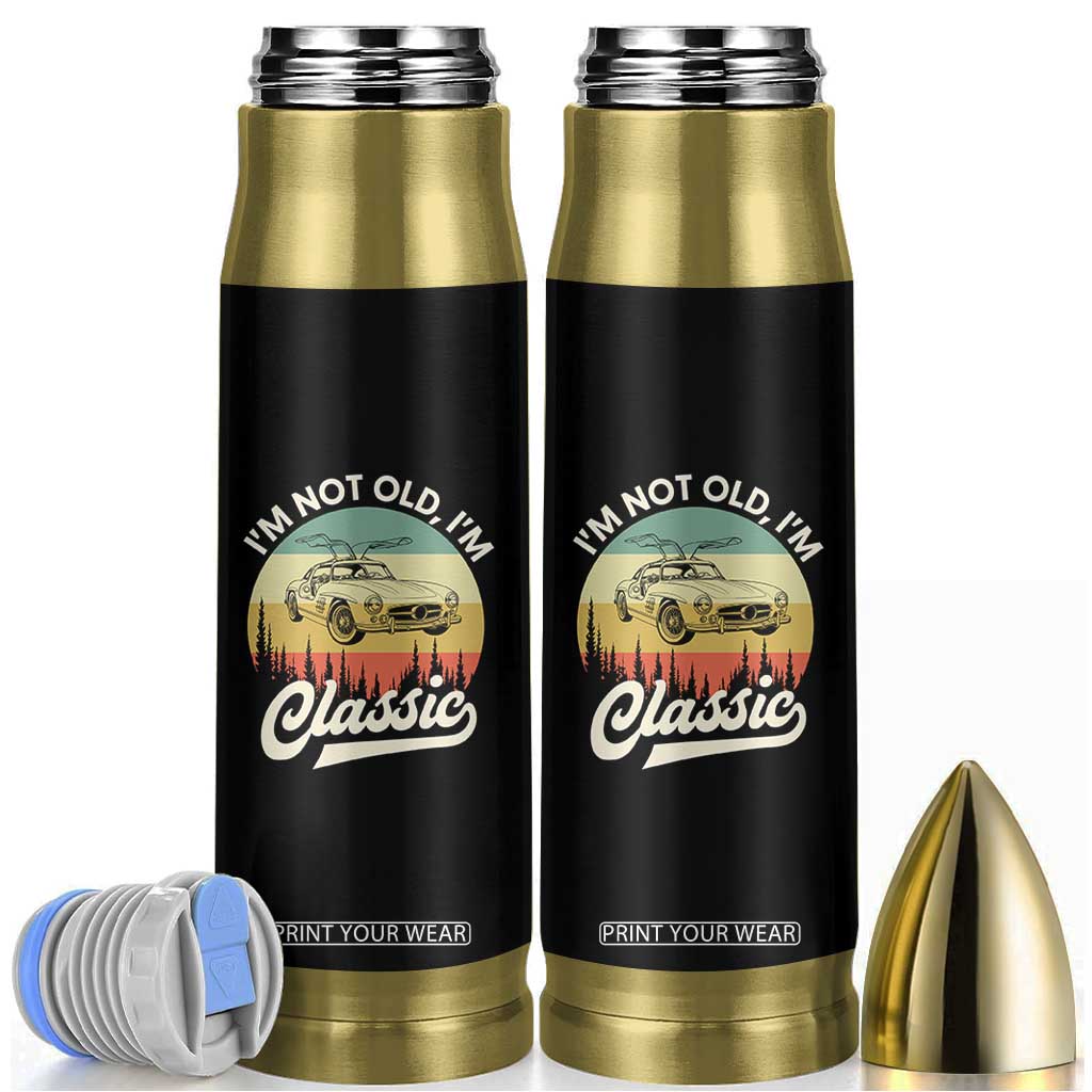 I'm Not Old I'm Classic Bullet Tumbler Retro Sports Car Euro Classic