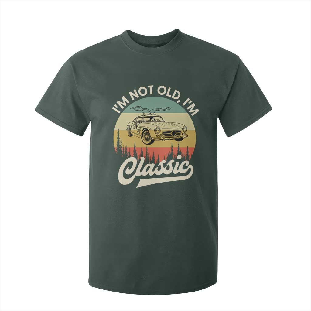 I'm Not Old I'm Classic T Shirt For Kid Retro Sports Car Euro Classic